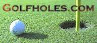 Charlotte Golf Hole with flag stick and golf ball